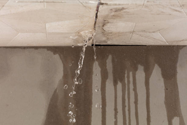 Professional Flood Damage Cleanup technician working in Mahwah, NJ